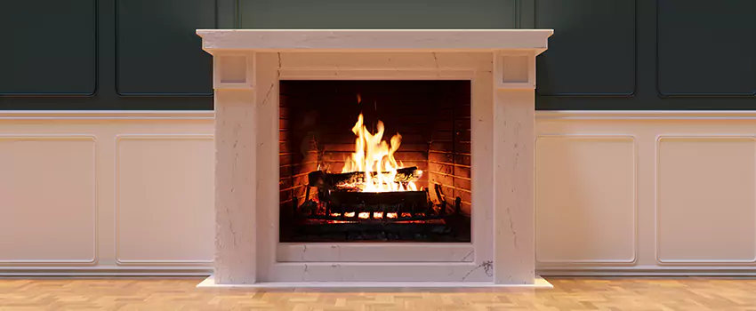 Open Flame Wood-Burning Fireplace Installation Services in Westport, Connecticut