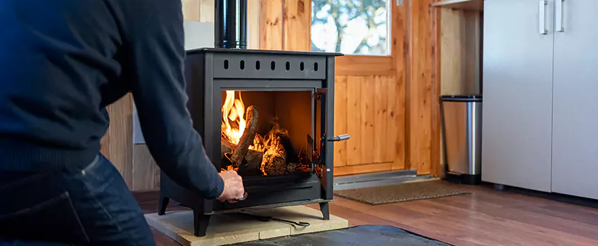 Open Hearth Wood Fireplace Installation in Westport, CT