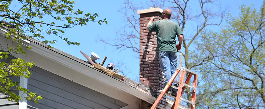 Vinyl and PVC Chimney Flashing Installation in Westport, CT