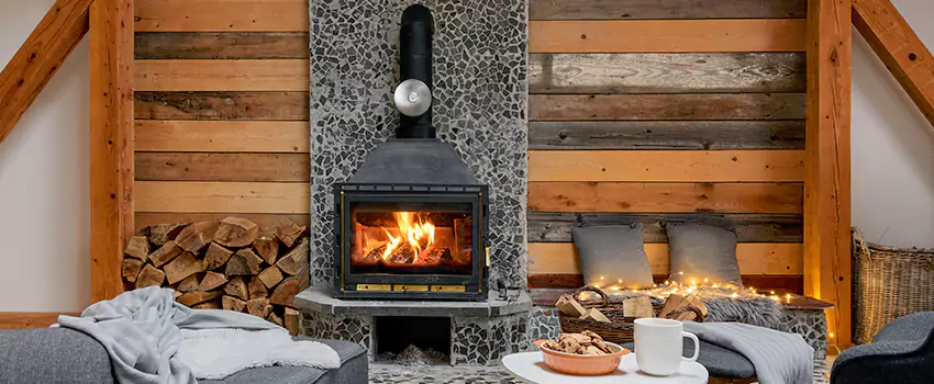 Thelin Hearth Products Direct Vent Gas Stove Fireplace Inspection in Westport, Connecticut